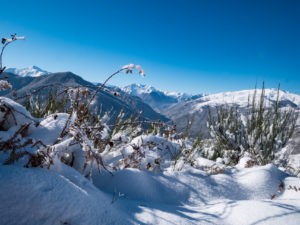 gitamiglos hiver neige vallée montagne